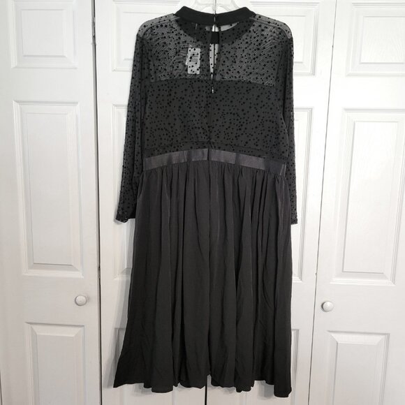 Torrid Mesh Star Mock Neck Midi Dress - Picture 4 of 8